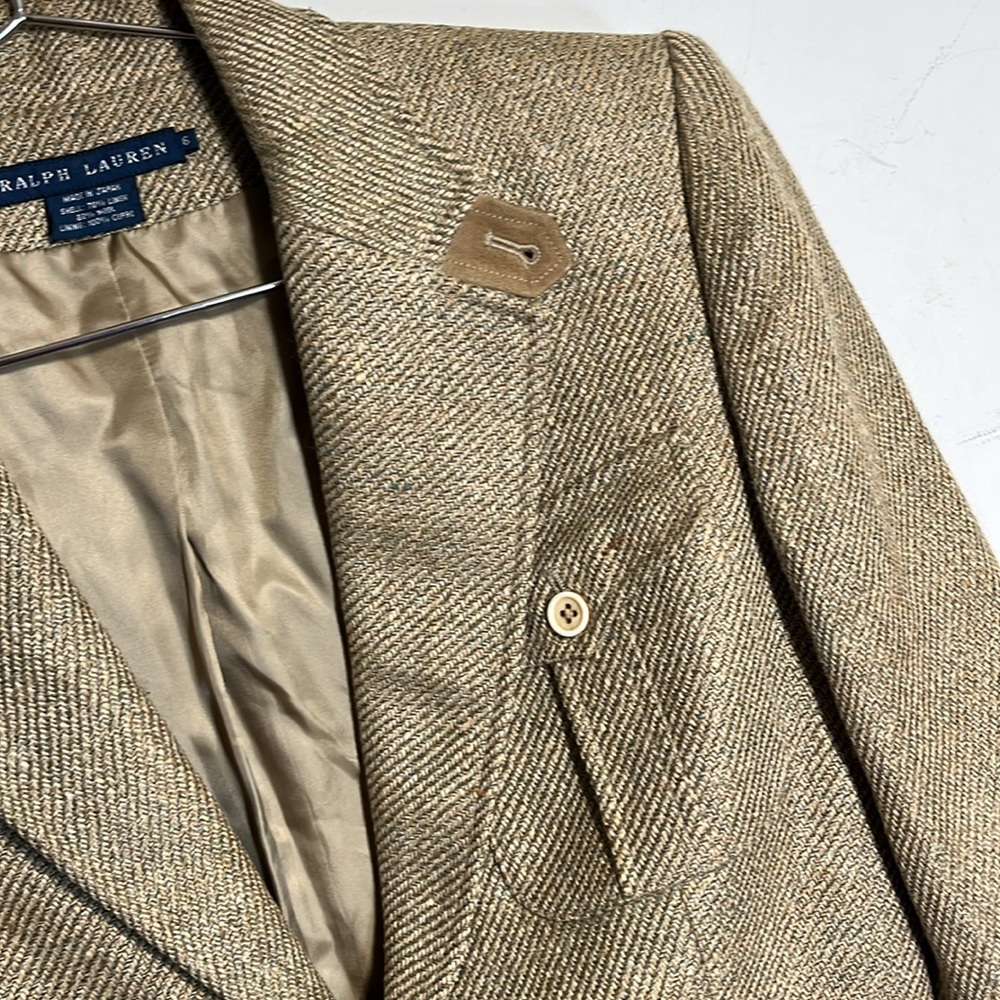 Ralph Lauren Tan Blazer - Picture 3 of 13
